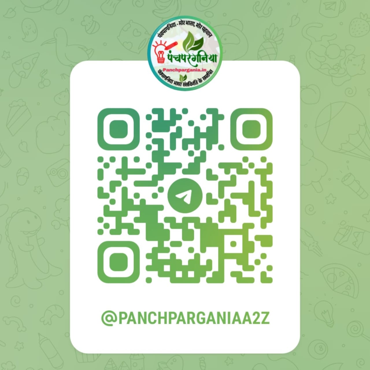 Panchpargania Telegram Join QR Code