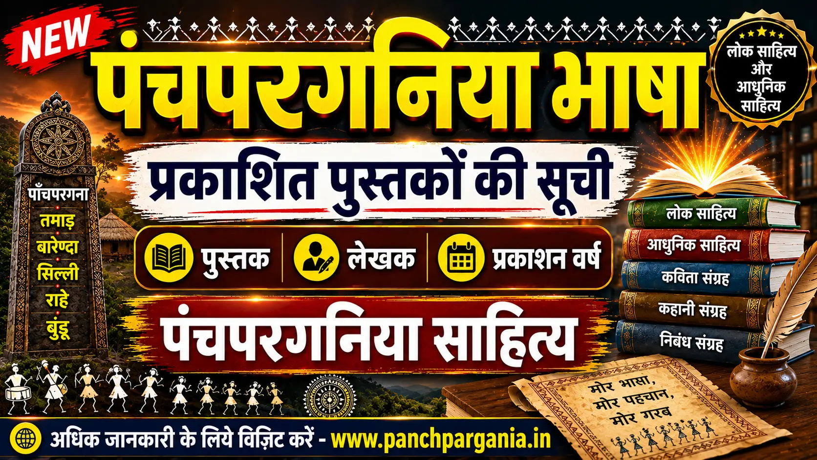 List of Panchpargania Books & Writers
